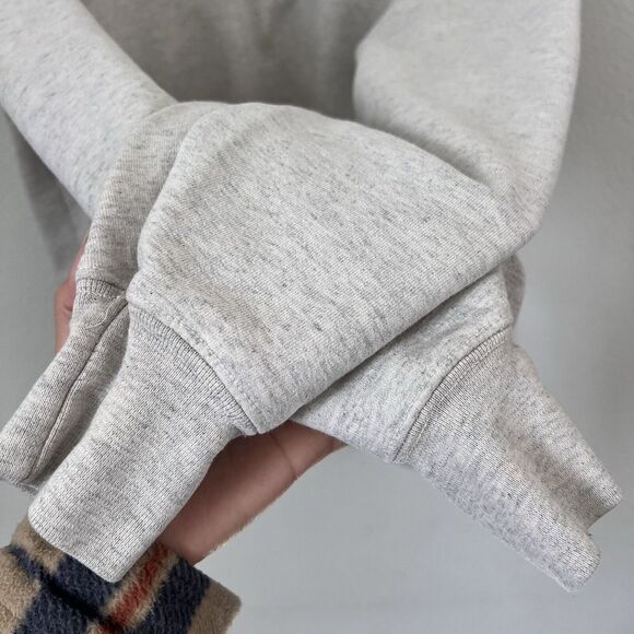 Champion 1/4 Zip Sweatshirt Mens Medium Pullover Heathered Gray Athleticwear - Picture 4 of 13